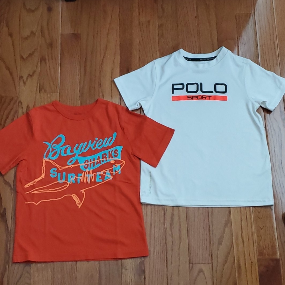 2 boys shirts Polo Sport and Gap